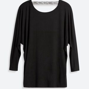 Galapagos cross bar dolman knit top